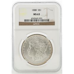 1888 NGC MS63 Morgan Silver Dollar