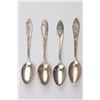 Image 1 : Vintage Lot of 4 Sterling Silver Souvenir Spoons