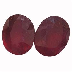 9.43ctw Oval Mixed Ruby Parcel