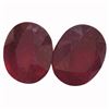 Image 1 : 9.43ctw Oval Mixed Ruby Parcel