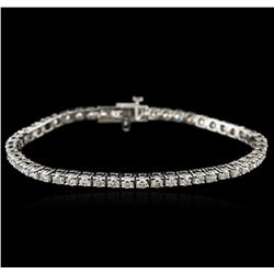 14KT White Gold 4.80ctw Diamond Tennis Bracelet