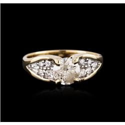 14KT Yellow Gold 1.27ctw Diamond Ring