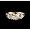 Image 1 : 14KT Yellow Gold 1.27ctw Diamond Ring