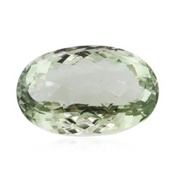 54.56ct. Oval Cut Oval Briollette Cut Green Quartz