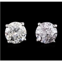 14KT White Gold 1.17ctw Diamond Stud Earrings