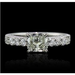 18KT White Gold 1.55ctw Diamond Ring