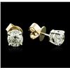 Image 2 : 14KT White Gold 1.87ctw Diamond Stud Earrings