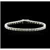 Image 1 : 14KT White Gold 6.90ctw Diamond Tennis Bracelet
