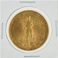 1910-S $20 AU St. Gaudens Double Eagle Coin