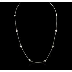 14KT Yellow Gold 0.99ctw Diamond Necklace