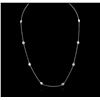 Image 1 : 14KT Yellow Gold 0.99ctw Diamond Necklace