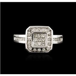 14KT White Gold 0.75ctw Diamond Ring