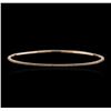 Image 2 : 14KT Rose Gold 0.98ctw Diamond Bangle Bracelet