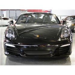 2013 Black Porsche Boxster S Cabriolet