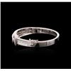 Image 2 : 18KT White Gold 6.47ctw Diamond Bangle Bracelet