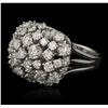 Image 2 : 14KT White Gold 2.75ctw Diamond Ring