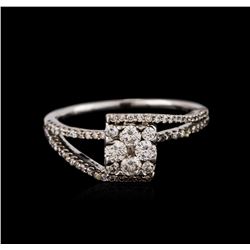 14KT White Gold 0.53ctw Diamond Ring