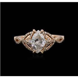 14KT Rose Gold 1.26ctw Diamond Ring