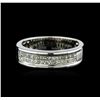 Image 1 : 14KT White Gold 0.68ctw Diamond Ring