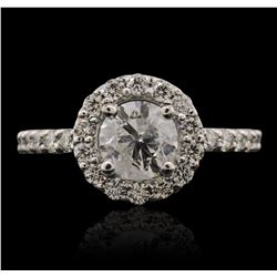 14KT White Gold 1.71ctw Diamond Ring