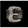 Image 1 : 14KT Two-Tone Gold 2.16ctw Diamond Ring