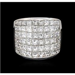 14KT White Gold 8.10ctw Diamond Ring