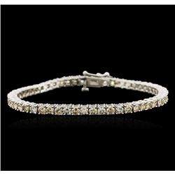 14KT White Gold 6.83ctw Diamond Tennis Bracelet