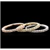 Image 3 : 1.12ctw Diamond Ring - 14KT Tri-Color Gold