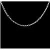 Image 2 : 14KT White Gold Circle Link Chain