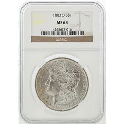 1883-O NGC MS63 Morgan Silver Dollar