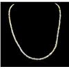 Image 1 : 14KT White Gold 52.12ctw Rough Diamond Necklace