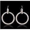 Image 1 : 14KT White Gold 2.00ctw Diamond Earrings