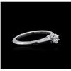 Image 2 : Platinum 0.22ct Diamond Solitaire Ring