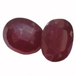 10.01ctw Oval Mixed Ruby Parcel