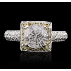 18KT White Gold 2.20ctw Diamond Ring