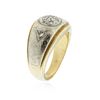 Image 3 : 14KT Yellow Gold 0.18ctw Diamond Ring