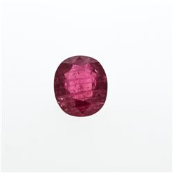 6.54ct. One Oval Cut Natural Ruby