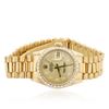 Image 1 : Rolex 18KT Yellow Gold DateJust Diamond Watch