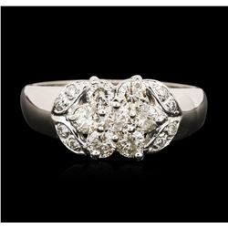 14KT White Gold 0.65ctw Diamond Ring