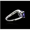 Image 3 : 14KT White Gold 2.51ct Tanzanite and Diamond Ring