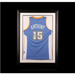 Carmelo Anthony Framed Autographed Jersey