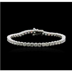 18KT White Gold 9.44ctw Diamond Tennis Bracelet