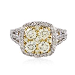 14KT Two-Tone Gold 1.64ctw Diamond Ring