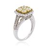 Image 3 : 14KT Two-Tone Gold 1.64ctw Diamond Ring