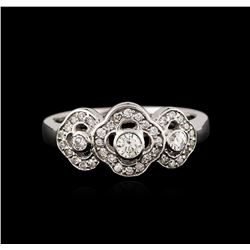 14KT White Gold 0.40ctw Diamond Ring