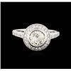 Image 1 : 14KT White Gold 1.89ctw Diamond Ring