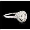 Image 2 : 14KT White Gold 1.89ctw Diamond Ring