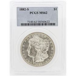 1882-S PCGS MS62 Morgan Silver Dollar