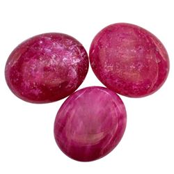 22.54ctw Cabochon Ruby Parcel