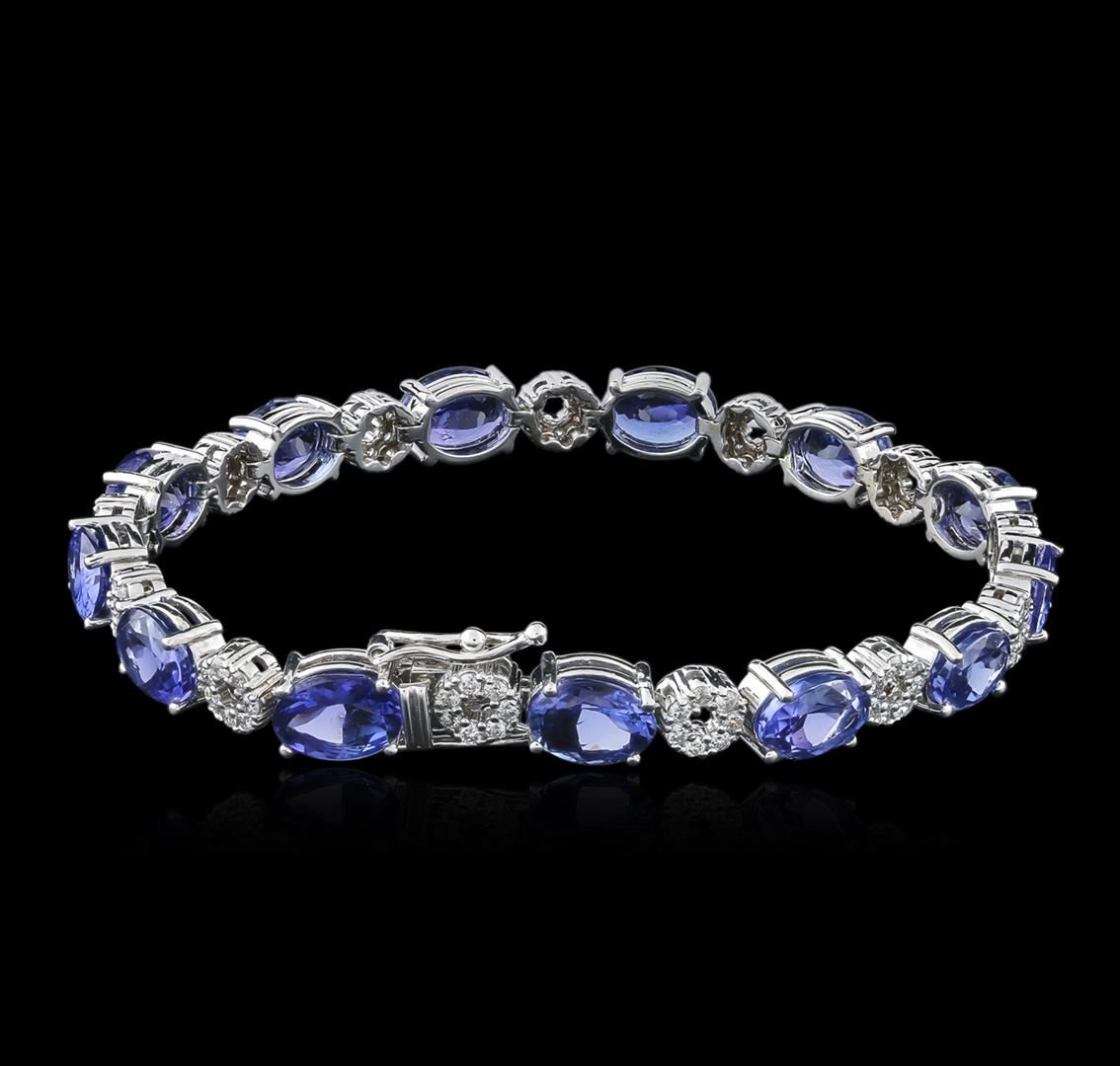 Tanzanite and diamond bracelet Clearance